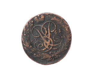 numismatics, old Russian 5 kopeck 18th century