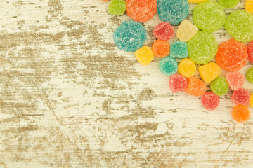 Colorful jelly beans to wallpaper