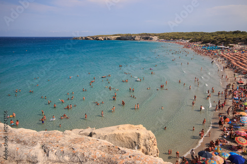Spiaggia Di Torre Dellorso Salento Stock Photo And
