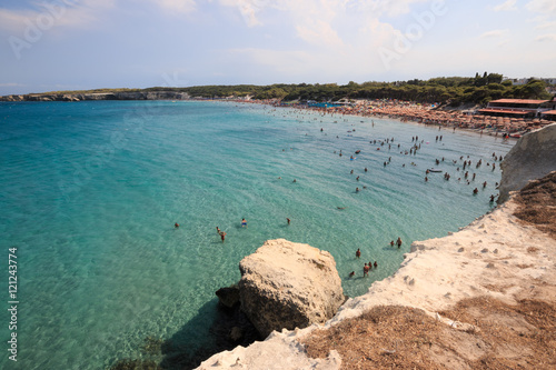 Spiaggia Di Torre Dellorso Salento Stock Photo And