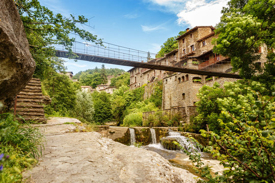 Rupit village in Catalonia, Spain