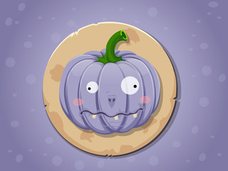 Zombie pumpkin icon