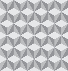 Seamless vector pattern with grey triangles. Can be used as background for business cards, banners, various prints and textiles.