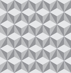 Seamless vector pattern with grey triangles. Can be used as background for business cards, banners, various prints and textiles.