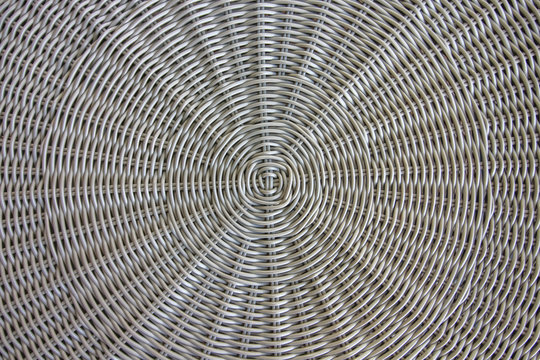 close up texture of a chair made of rattan thread