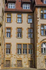 Fototapeta na wymiar Old building in the historical center of Bielefeld