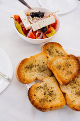  Toasted bread with olive oil