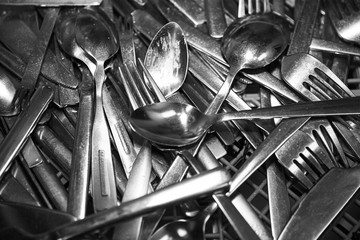 Silverware sea