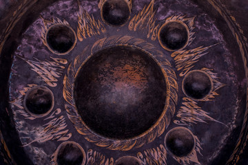 gong, Resonant voice In Buddhism Ceremony.