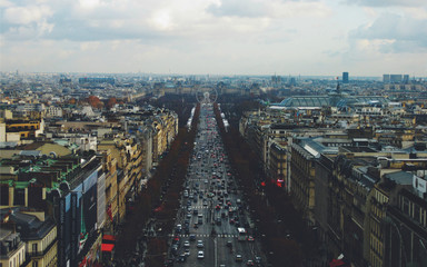 Paris, France European Boulevard - 121254112