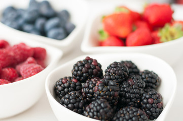 blueberries raspberries strawberries blackberries