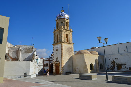 Marktgebäude In Rota Spanien