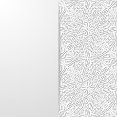 Abstract background with traditional ornament