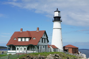 Fototapeta na wymiar Lighthouse at Maine