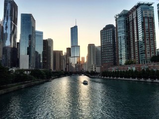 Chicago At Dusk