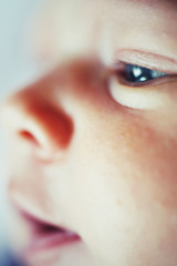  Baby face closeup