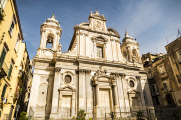 Fototapeta na wymiar Church of the Girolamini, Naples