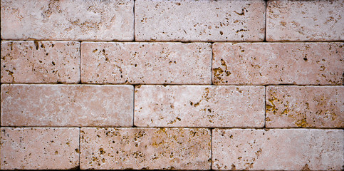 Samples of the texture of travertine, Indian stone