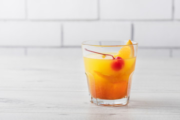 Fresh home made Mai Tai cocktails