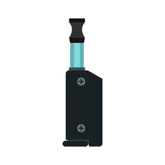 Vape device icon in flat style on a white background vector illustration