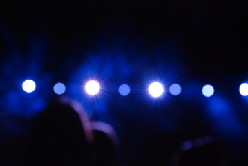 Fototapeta na wymiar Bokeh Concert Live Show Lights