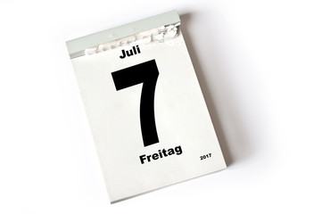 7. Juli 2017