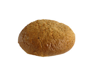 
tasty and healthy bread for a healthy diet. isolated on white background without shadows. easy to cut for your design.