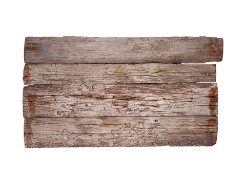 Fototapeta Shield of the old wooden planks