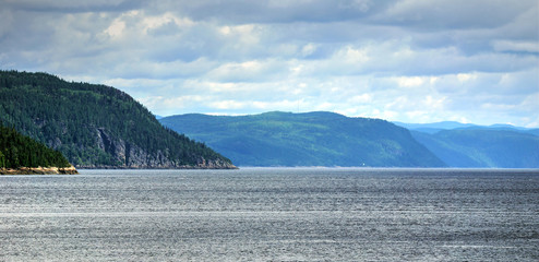 Saguenay fjord panorama - 121262342