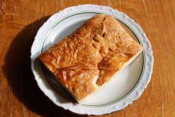 Pie with cabbage.