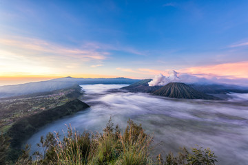 Naklejka premium Bromo volcano Indonesia