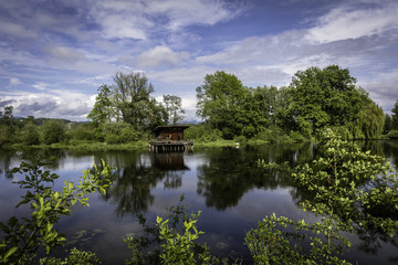 Fishermans hut in Bavaria