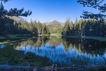 Obraz premium Mirror Lake scenery near Yosemite
