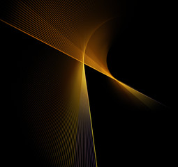 Abstract fractal rotation shape