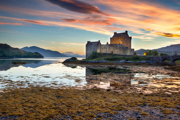 Sundown at Eilean Donan