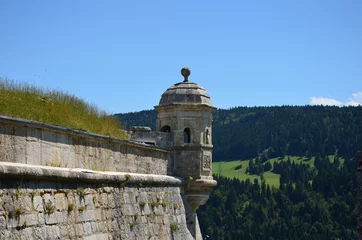 Cercles muraux Travaux détablissement Echauguette du fort de Joux