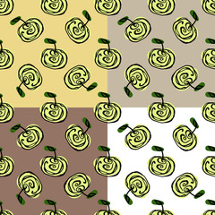 abstract orange on white background