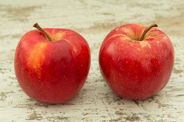 Beautiful red apples