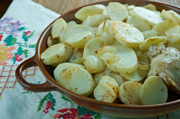Baked Garlic Chicken and Potatoes