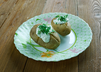 Finnish baked potatoes