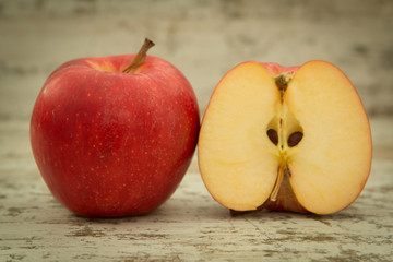 Beautiful red apples