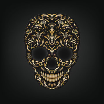 Skull ornament