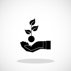 Growth concept vector icon