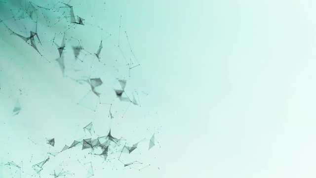abstract light cyan geometric background for logo with geometry