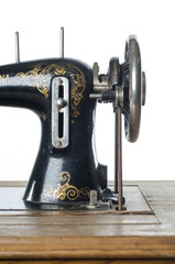 Back of sewing machine