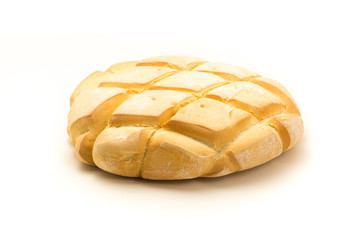 Bread isolated on a white background