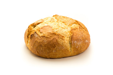 Bread isolated on a white background