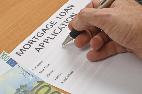 the application form for a mortgage loan