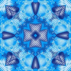 Seamless abstract Christmas pattern