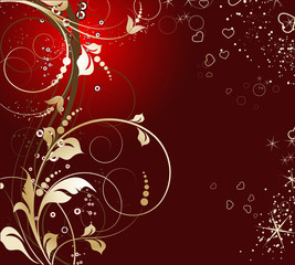 Abstract Christmas background. 